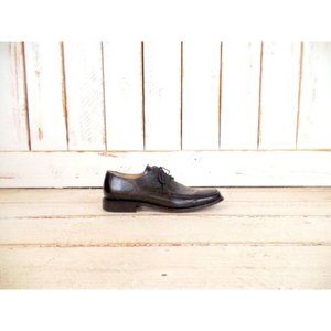 Wilke Rodriguez men's black leather oxfords shoes - 10